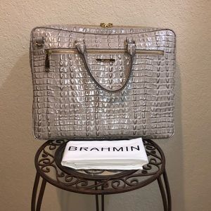 Brahmin laptop bag-NWT DETACHED